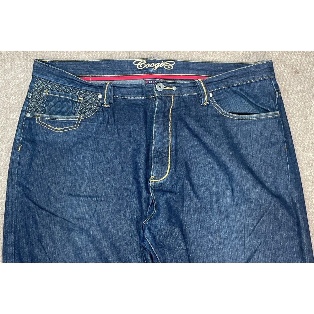 Coogi Authentic Australia Vtg Men's‎ Embroidered Denim Jeans 42x35 - Picture 2 of 16